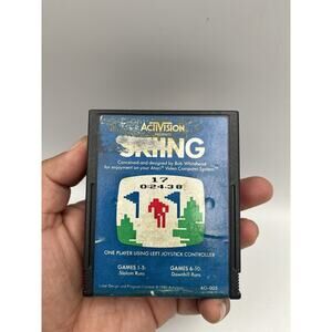 Skiing (Atari 2600, 1980) Activision Cartridge Only Cleaned Tested
